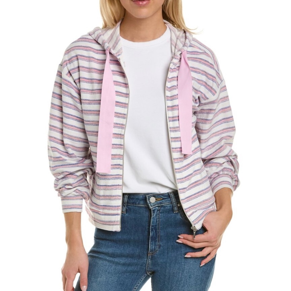 Roberta Roller Rabbit Striped Hoodie Jacket